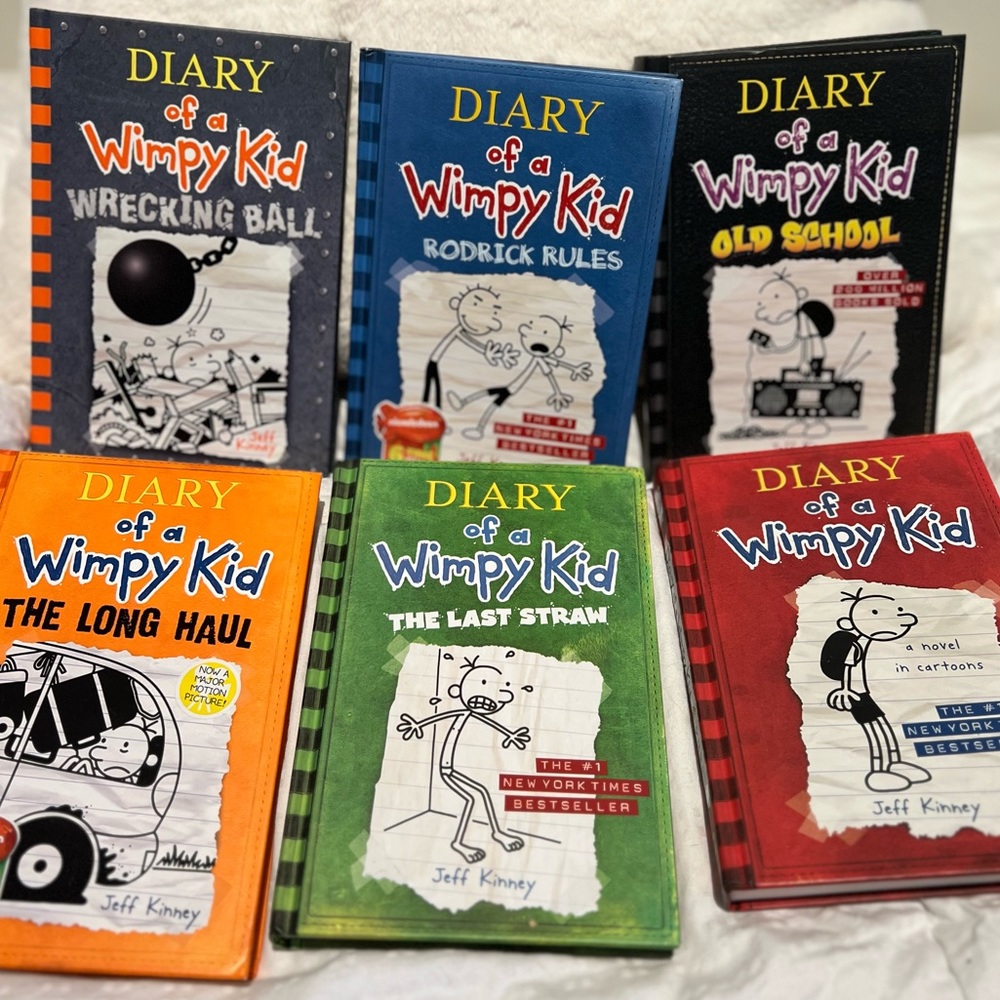 Diary of a Wimpy Kid - 6 book series. By Jeff Kinney